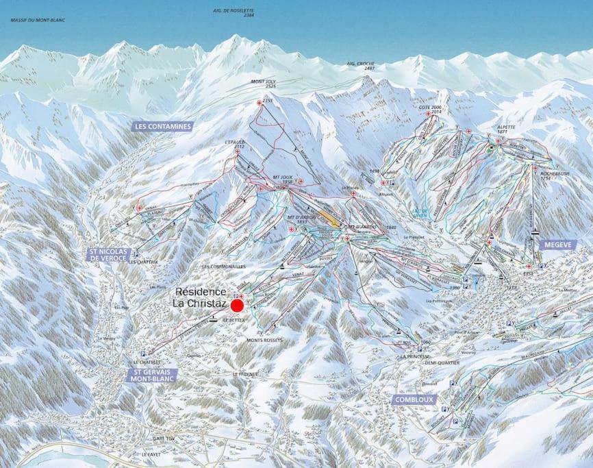 Studio Bettex 4P- Vue Mont-Blanc Saint-Gervais-les-Bains Ngoại thất bức ảnh
